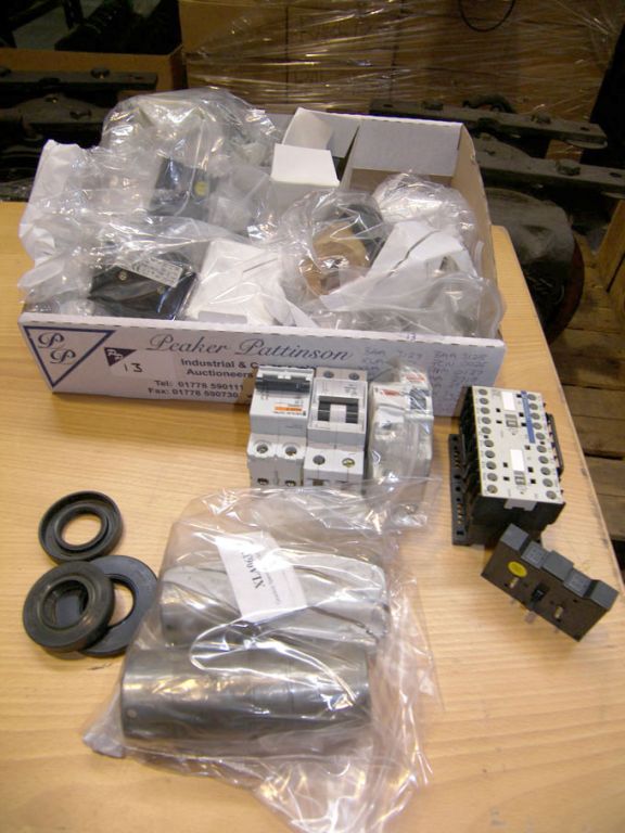Qty airport equipment spares (packaged & unused) -...