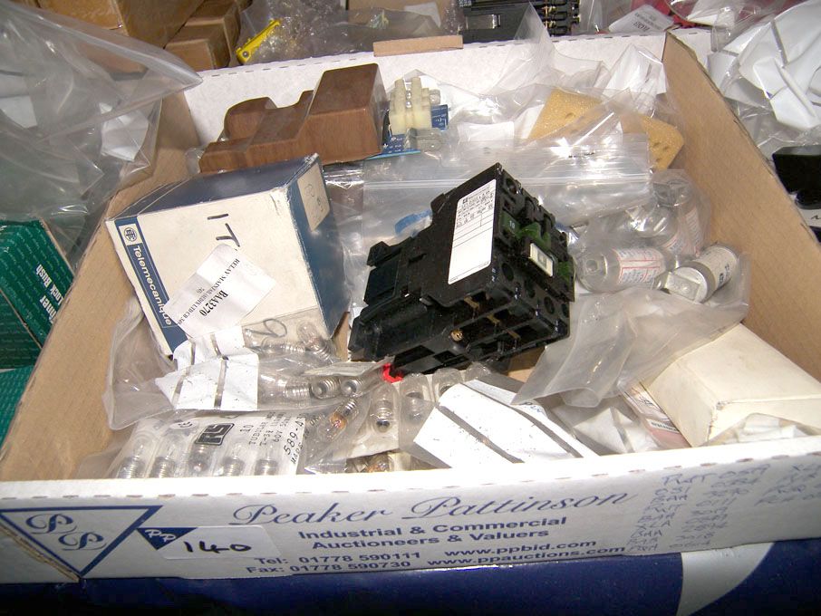 Qty airport equipment spares (packaged & unused) -...