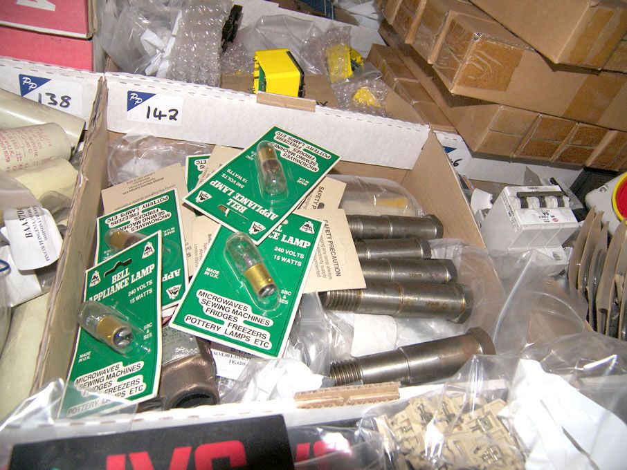 Qty airport equipment spares (packaged & unused) -...