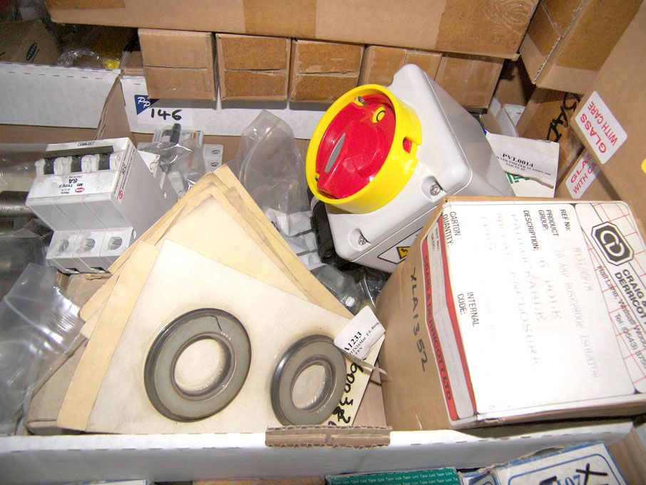 Qty airport equipment spares (packaged & unused) -...
