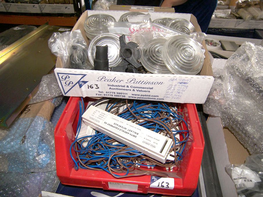 Qty airport equipment spares (packaged & unused) -...