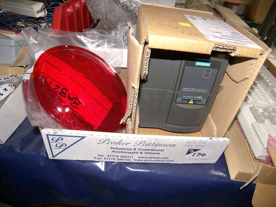 Qty airport equipment spares (packaged & unused) -...