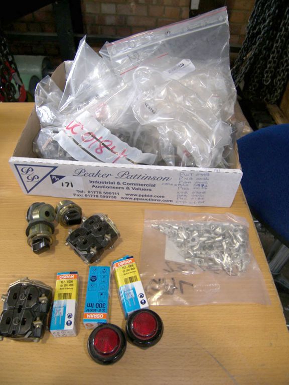 Qty airport equipment spares (packaged & unused) -...