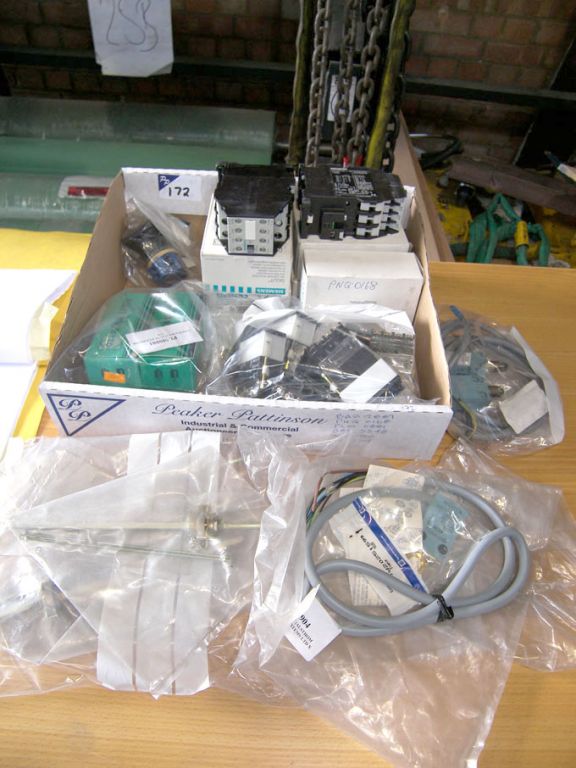 Qty airport equipment spares (packaged & unused) -...