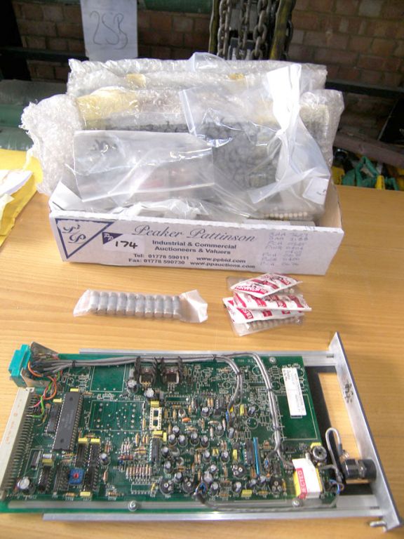 Qty airport equipment spares (packaged & unused) -...