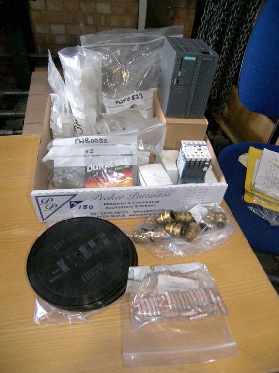 Qty airport equipment spares (packaged & unused) -...
