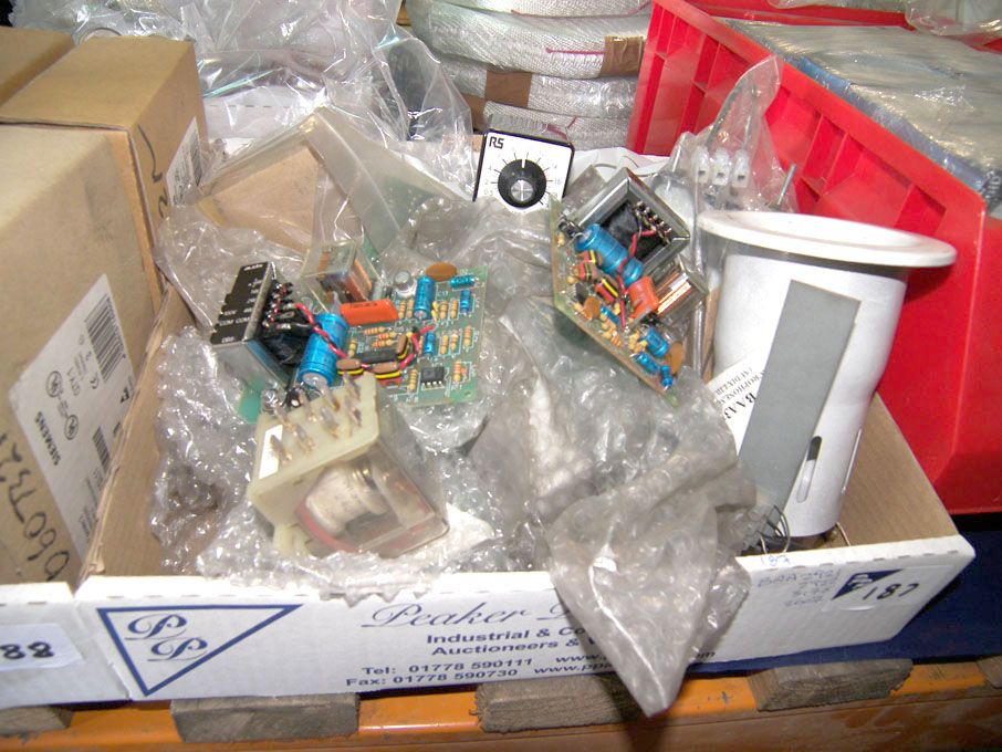 Qty airport equipment spares (packaged & unused) -...