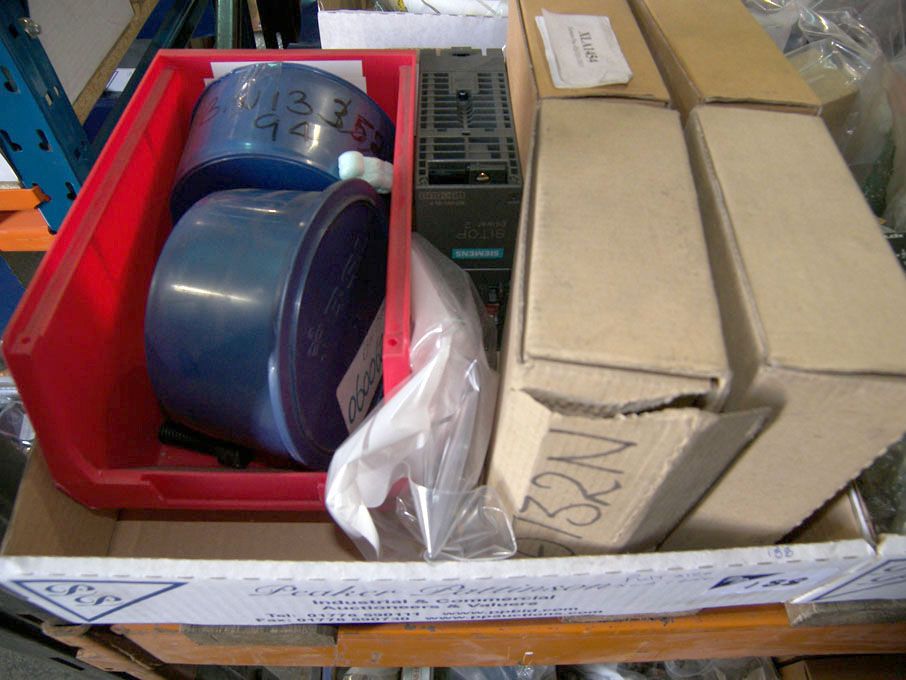 Qty airport equipment spares (packaged & unused) -...