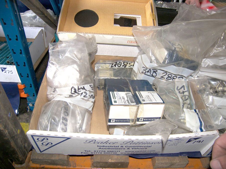 Qty airport equipment spares (packaged & unused) -...
