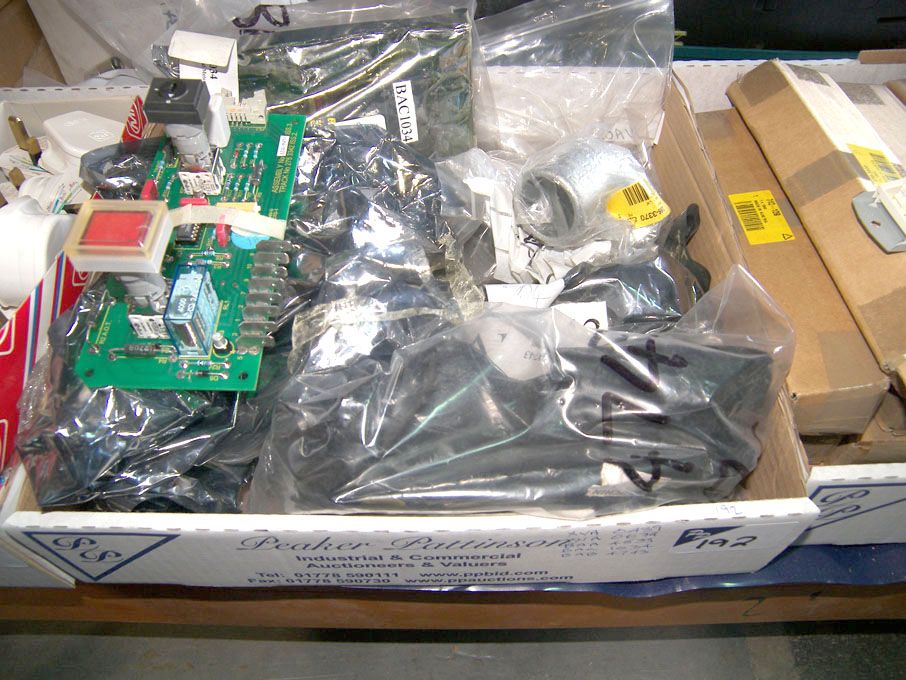 Qty airport equipment spares (packaged & unused) -...