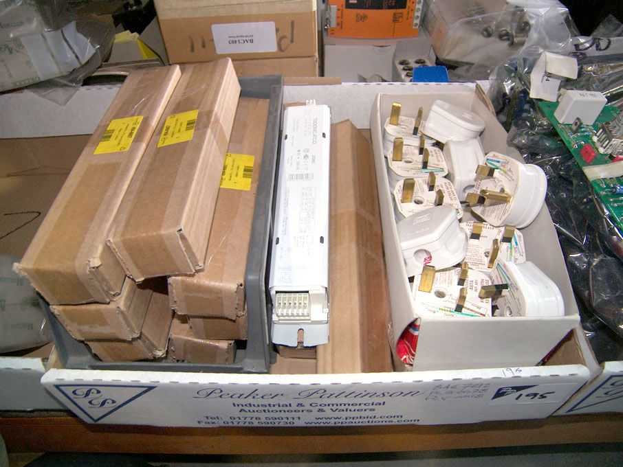 Qty airport equipment spares (packaged & unused) -...