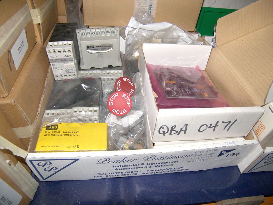 Qty airport equipment spares (packaged & unused) -...