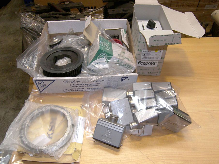 Qty airport equipment spares (packaged & unused) -...