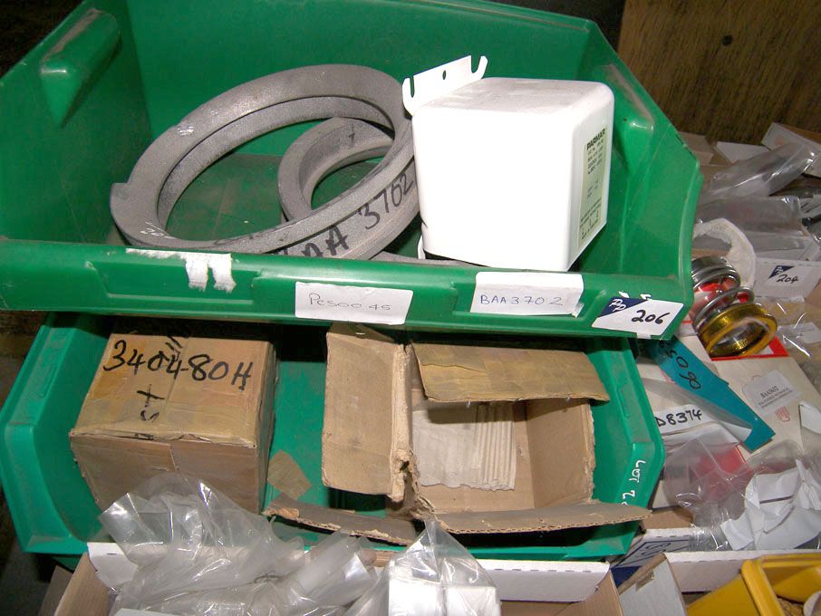 Qty airport equipment spares (packaged & unused) -...