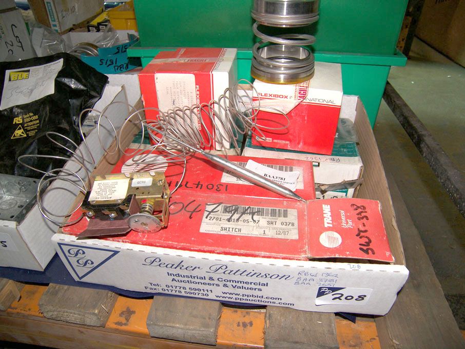 Qty airport equipment spares (packaged & unused) -...