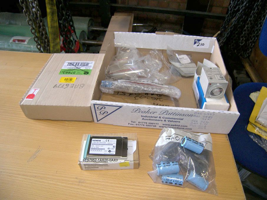 Qty airport equipment spares (packaged & unused) -...