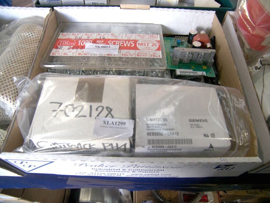 Qty airport equipment spares (packaged & unused) -...