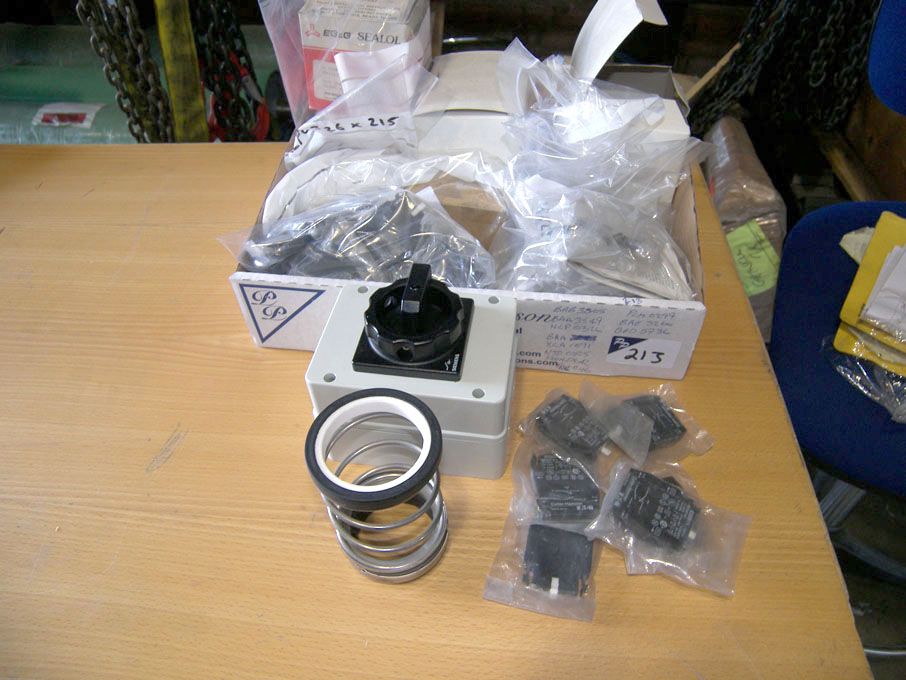 Qty airport equipment spares (packaged & unused) -...