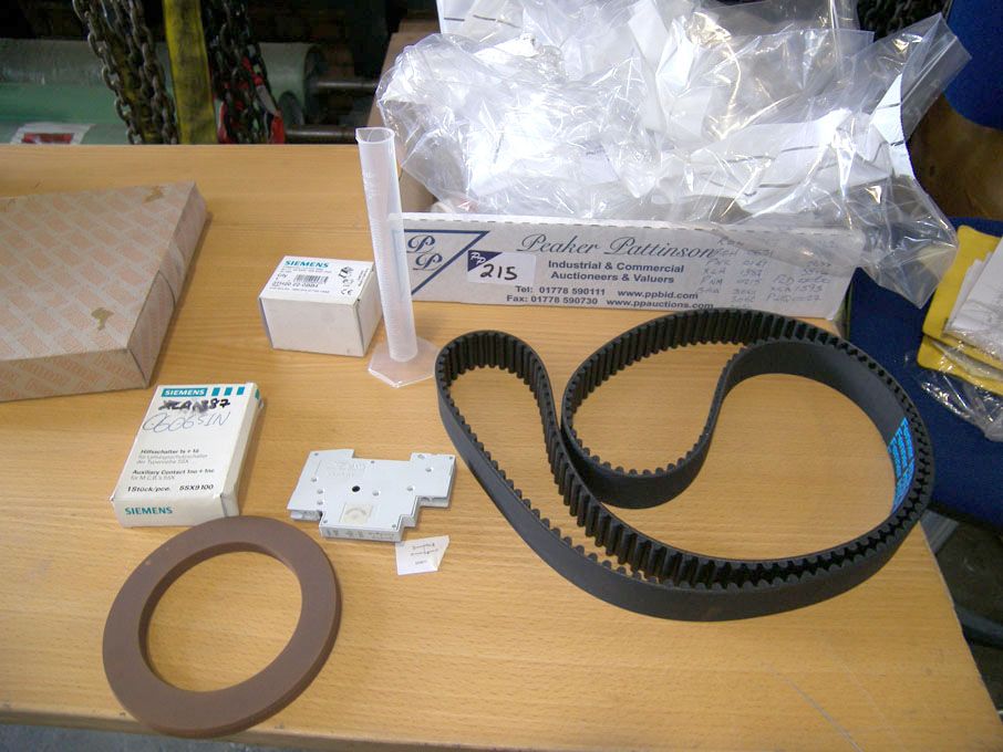 Qty airport equipment spares (packaged & unused) -...