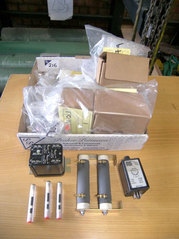Qty airport equipment spares (packaged & unused) -...