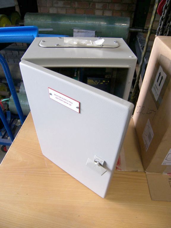 3x Himel power supply unit in enclosure, CRN43/200...