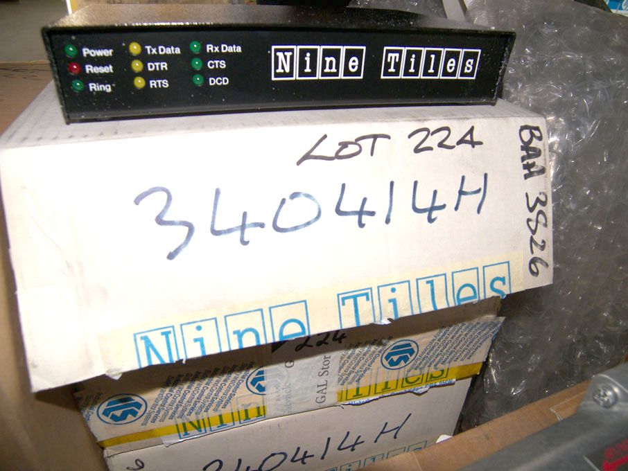 Qty airport equipment spares (packaged & unused) -...