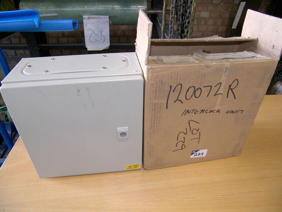 3x Himel interlocking unit in enclosure (packaged...