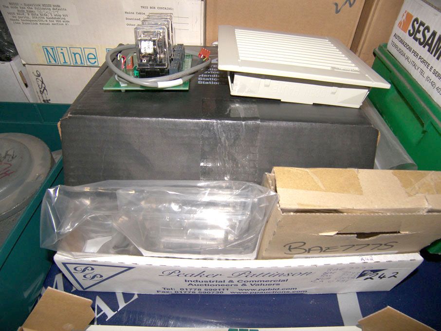 Qty airport equipment spares (packaged & unused) -...
