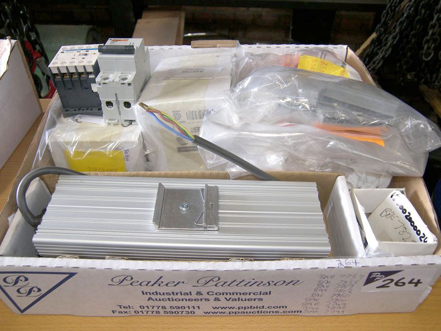 Qty airport equipment spares (packaged & unused) -...