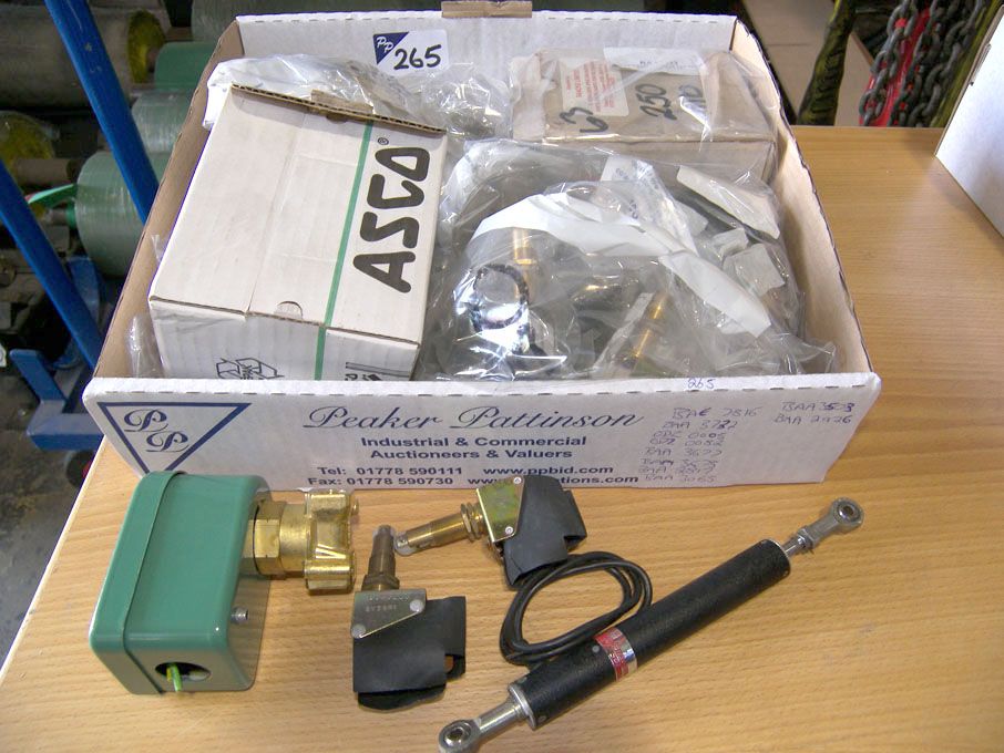Qty airport equipment spares (packaged & unused) -...