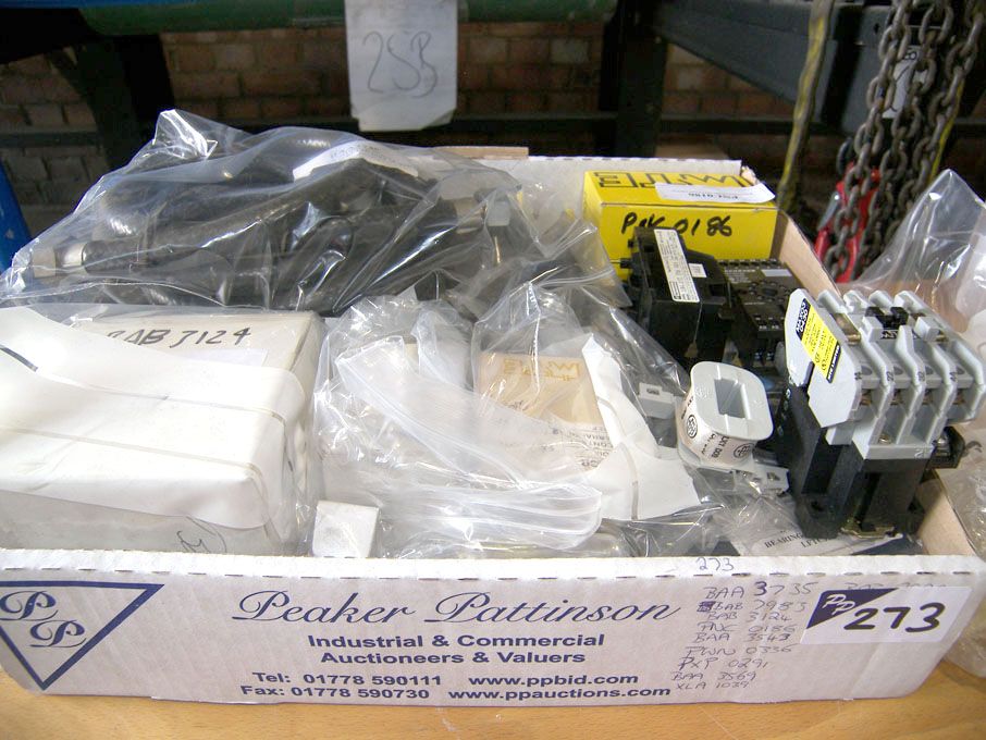 Qty airport equipment spares (packaged & unused) -...