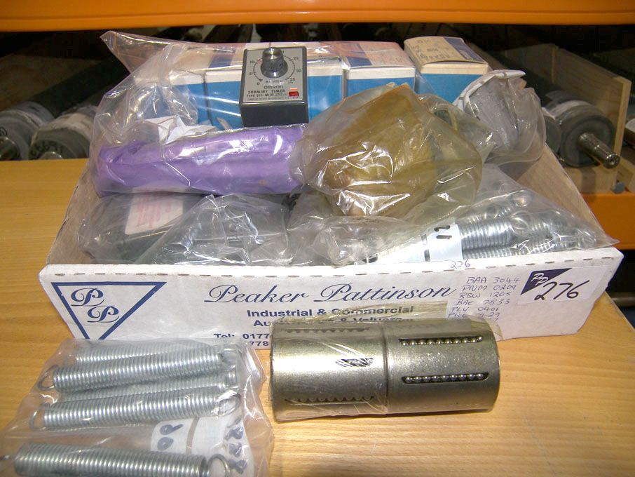 Qty airport equipment spares (packaged & unused) -...