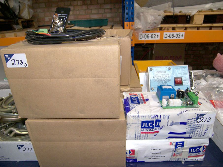 Qty airport equipment spares (packaged & unused) -...