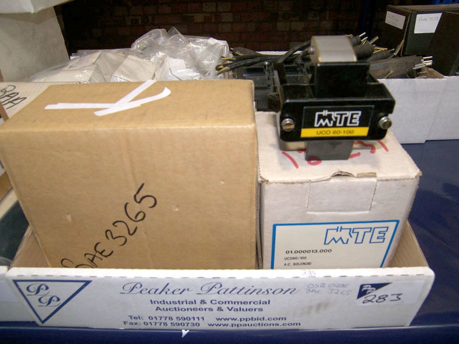 Qty airport equipment spares (packaged & unused) -...