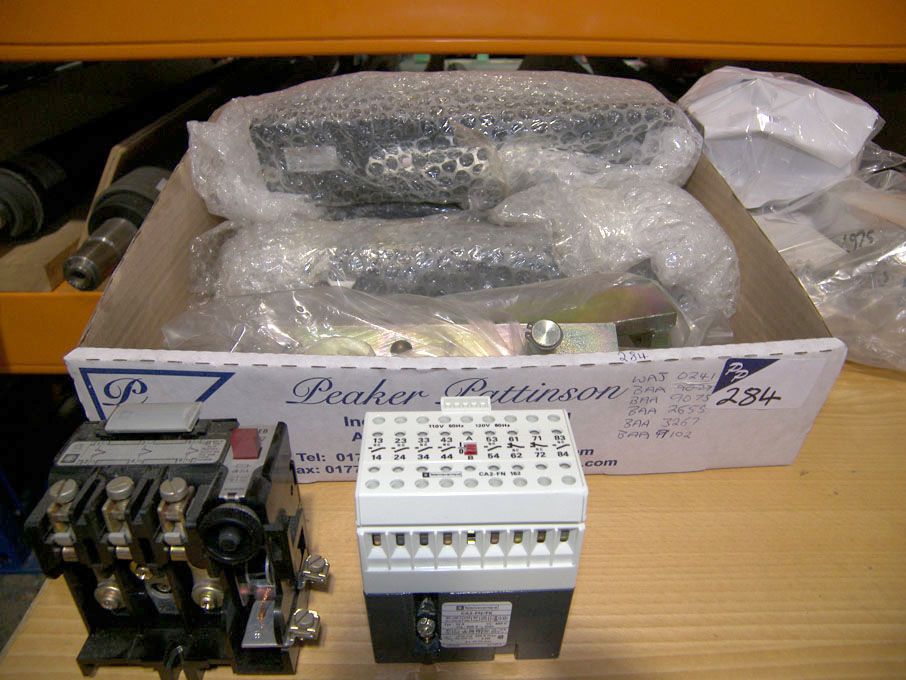 Qty airport equipment spares (packaged & unused) -...