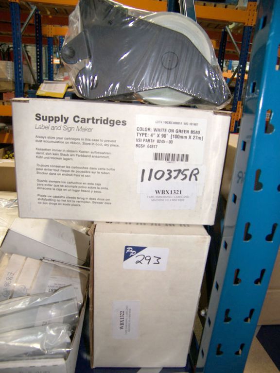 Qty airport equipment spares (packaged & unused) -...