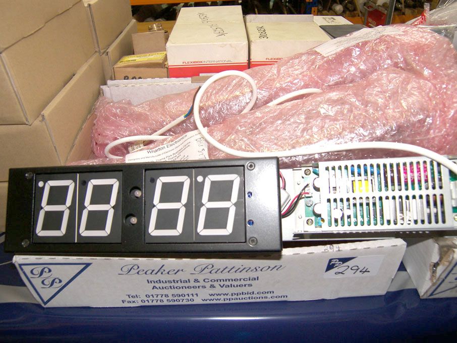 Qty airport equipment spares (packaged & unused) -...