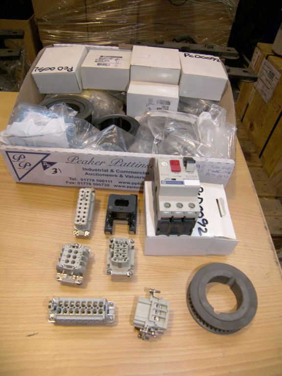 Qty airport equipment spares (packaged & unused) -...