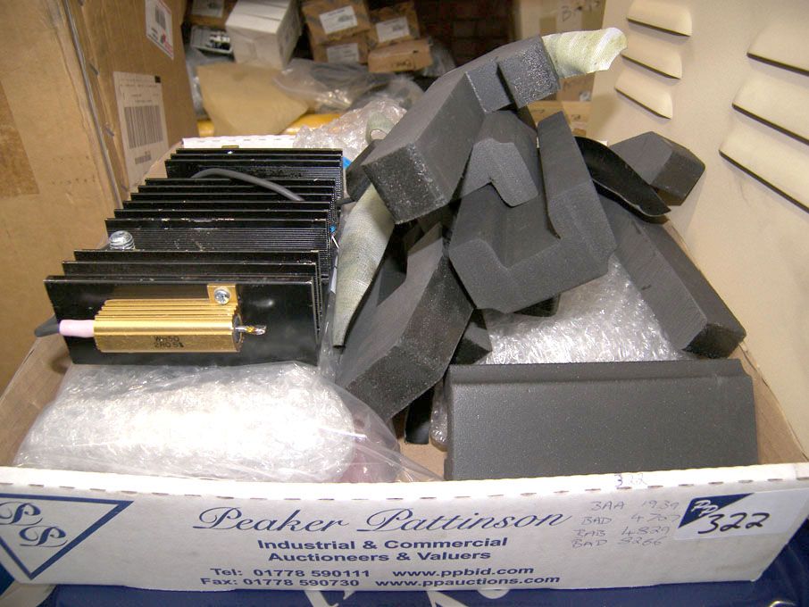 Qty airport equipment spares (packaged & unused) -...