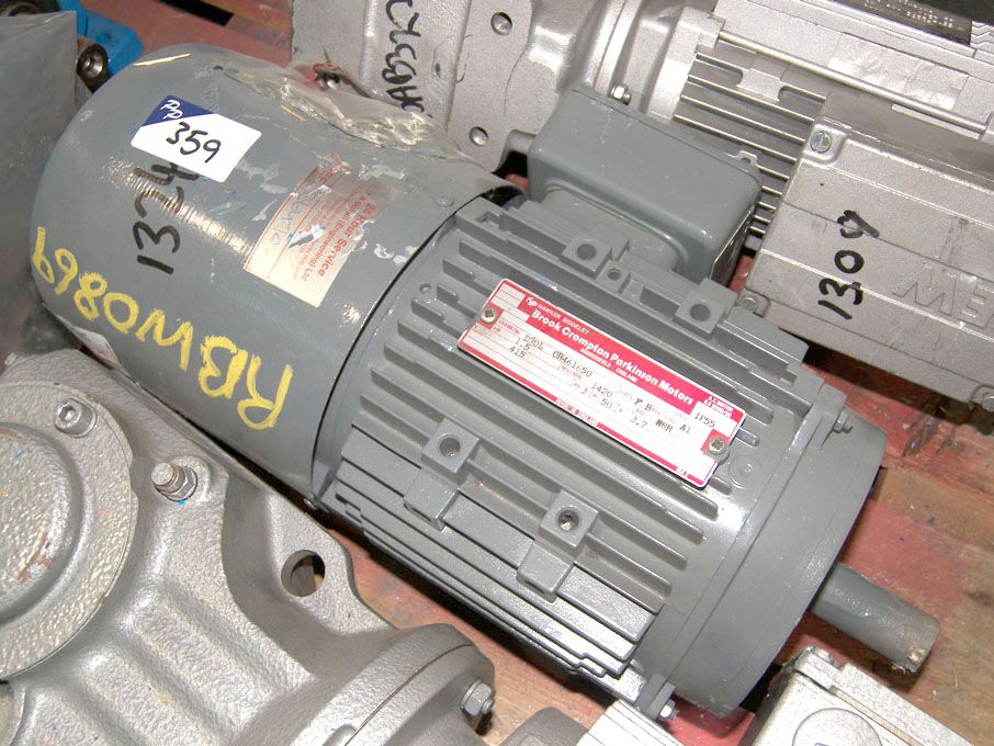 Brook Crompton motor, 1.5kW, 1420rpm (unused)