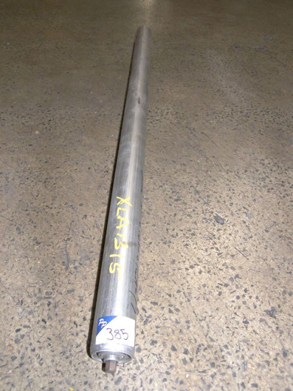 Metal roller, 50mm dia, 1000mm long (unused)