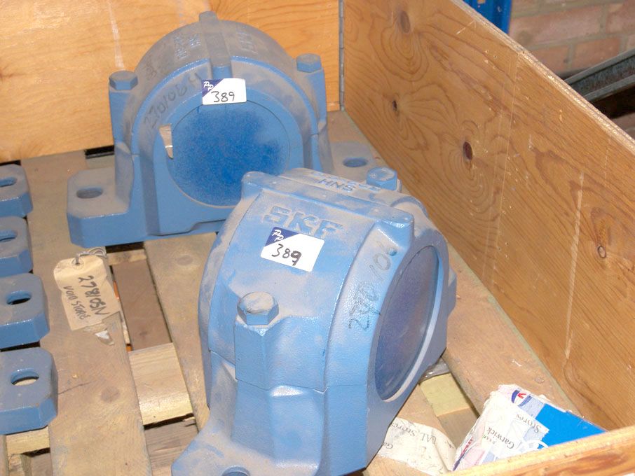 2x SKF bearing housing (unused)