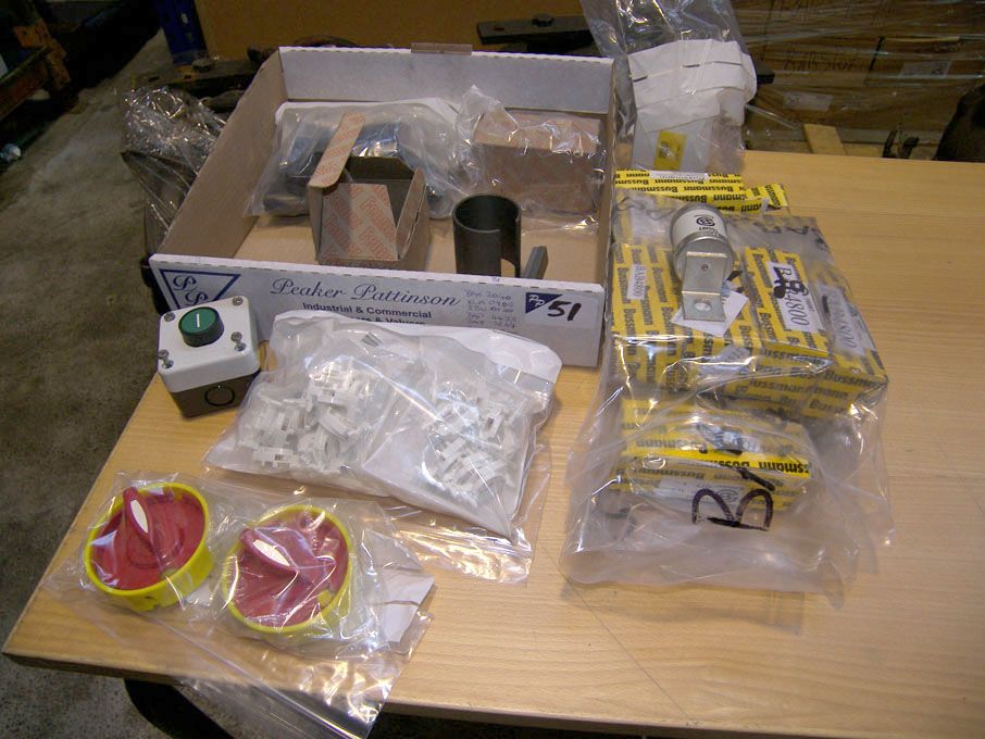 Qty airport equipment spares (packaged & unused) -...
