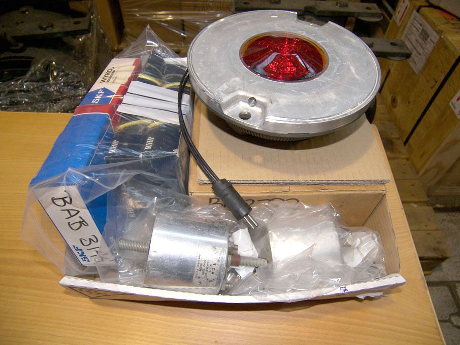 Qty airport equipment spares (packaged & unused) -...