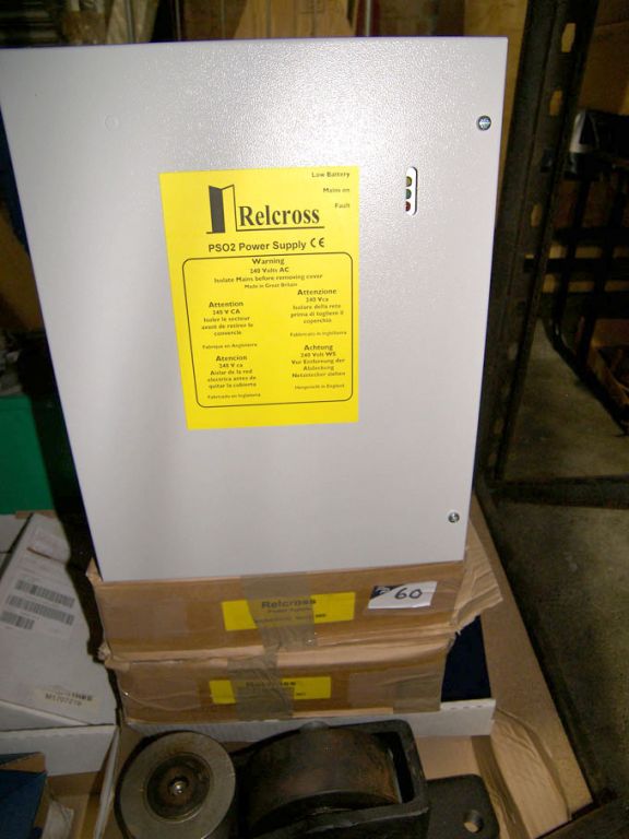 3x Relcross PS02 power supply, 240v (packaged & un...