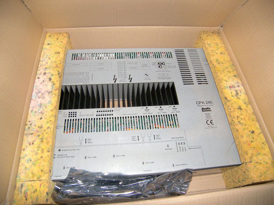 Audix Systems CPA240 configurable power amplifier...