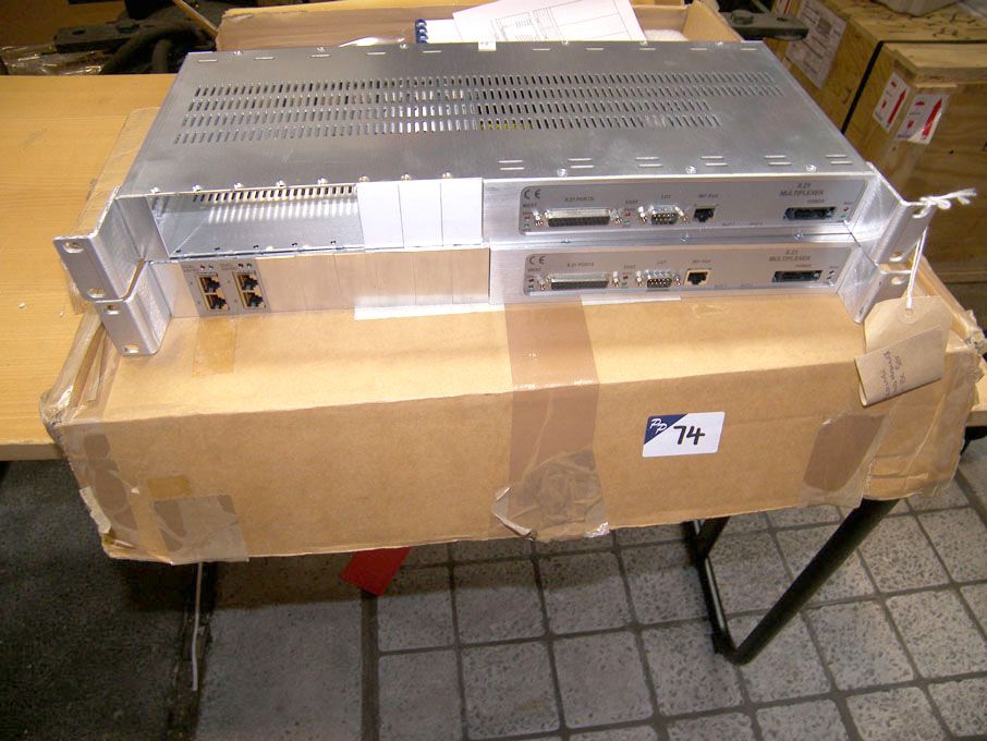 2x Fibre Transmission X.21 multiplexer (packaged &...
