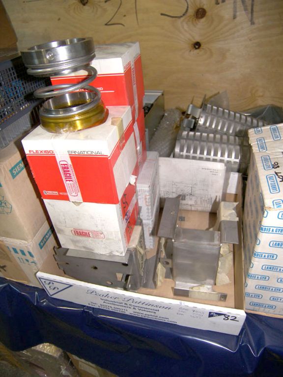 Qty airport equipment spares (packaged & unused) -...