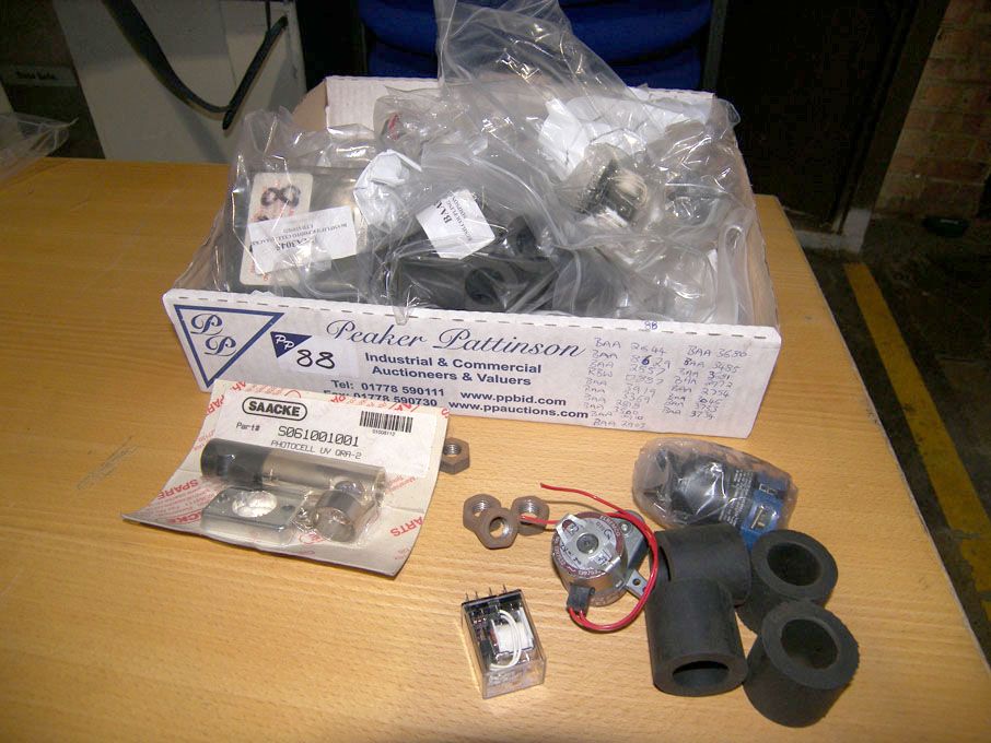 Qty airport equipment spares (packaged & unused) -...
