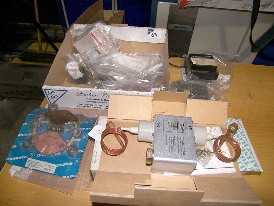 Qty airport equipment spares (packaged & unused) -...